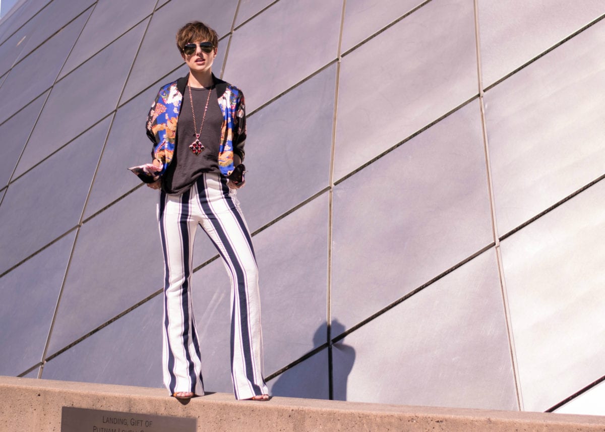 New York Fashion Week street style: Mixing prints- Blogger Not Billionaire
