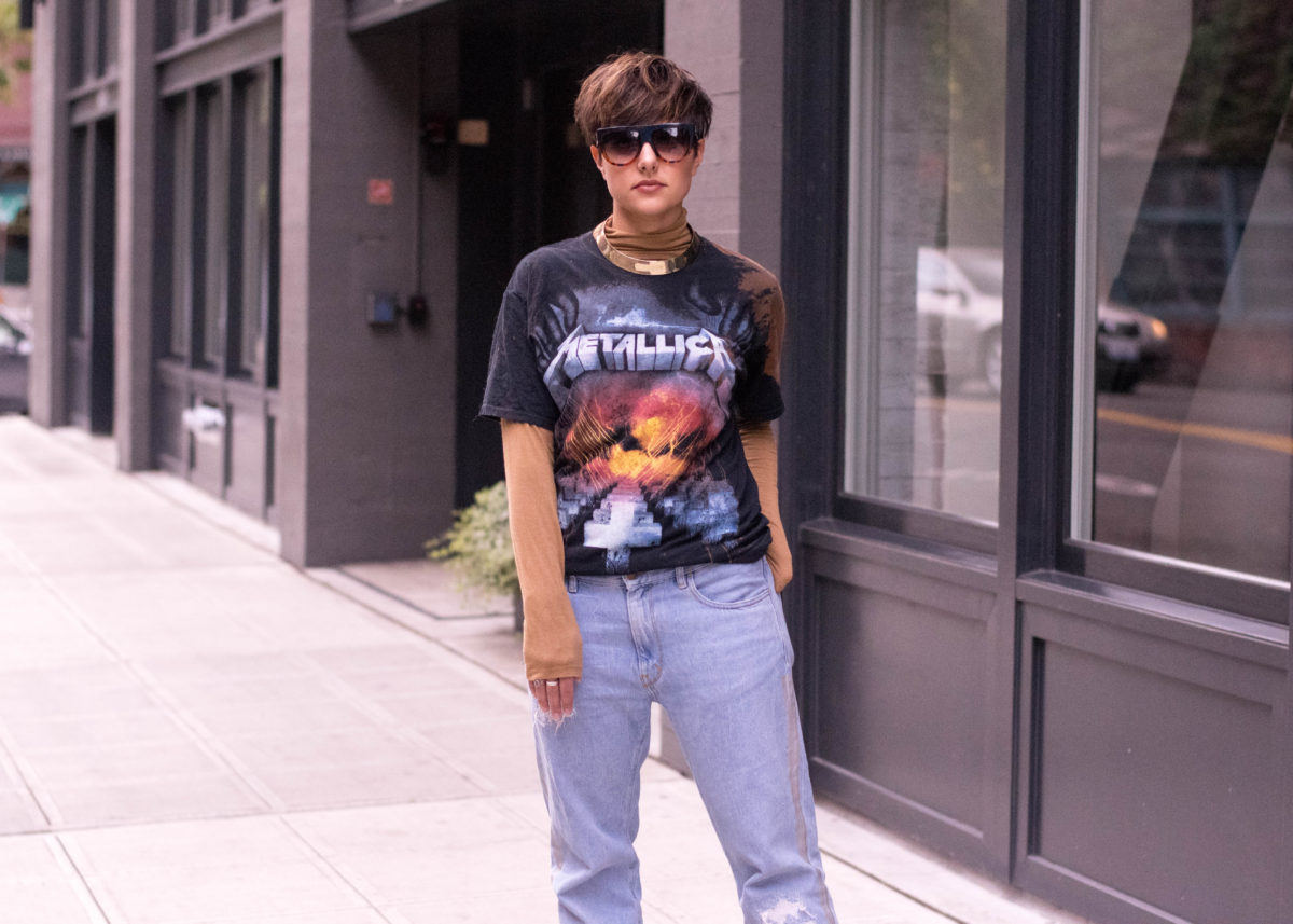 Metallica Band Tee Layers- BloggerNotBillionaire