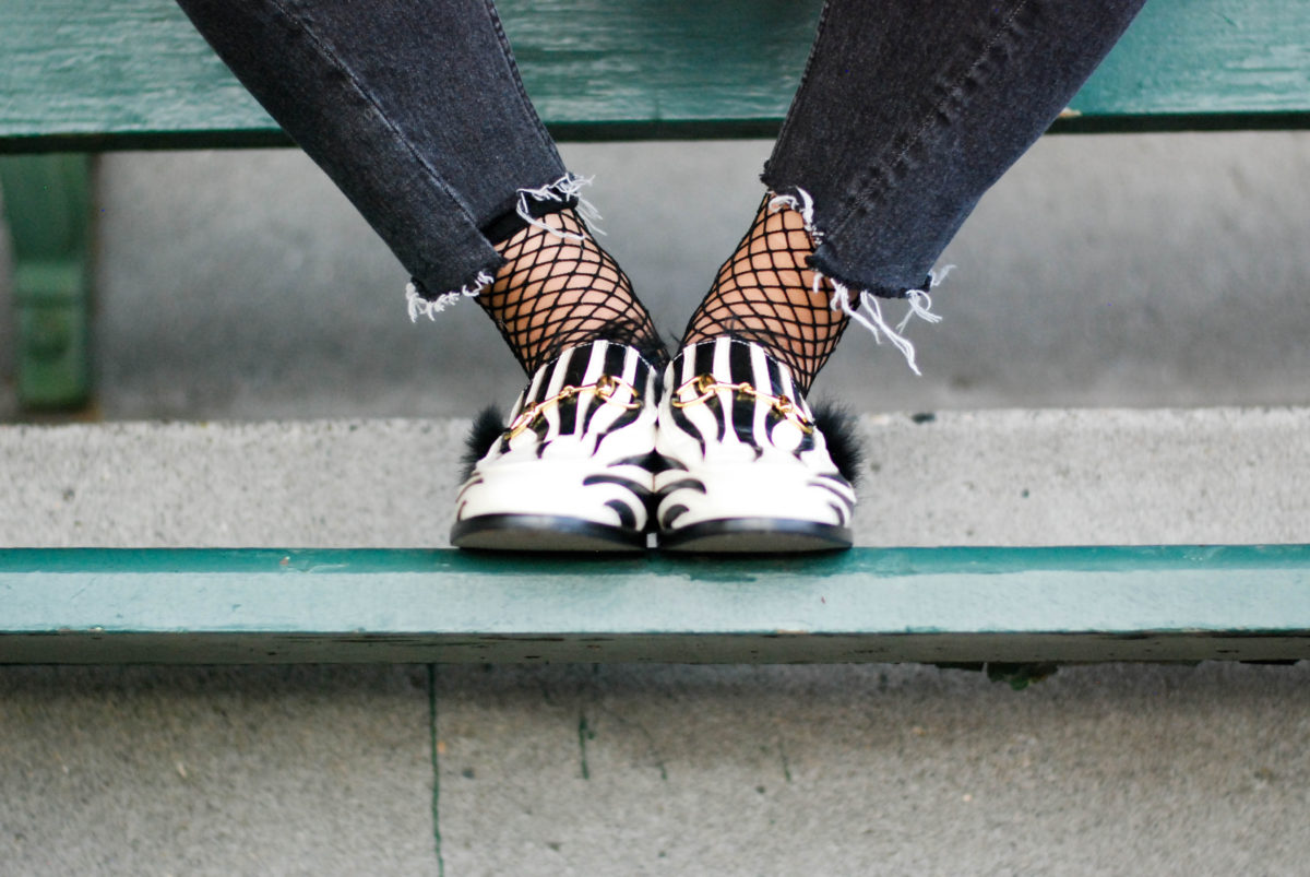 Knockoff Gucci Zebra Fur Loafers- BloggerNotBillionaire.com
