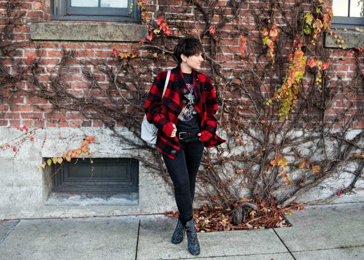 Plaid Isabel Marant Red Jacket- BloggerNotBillionaire