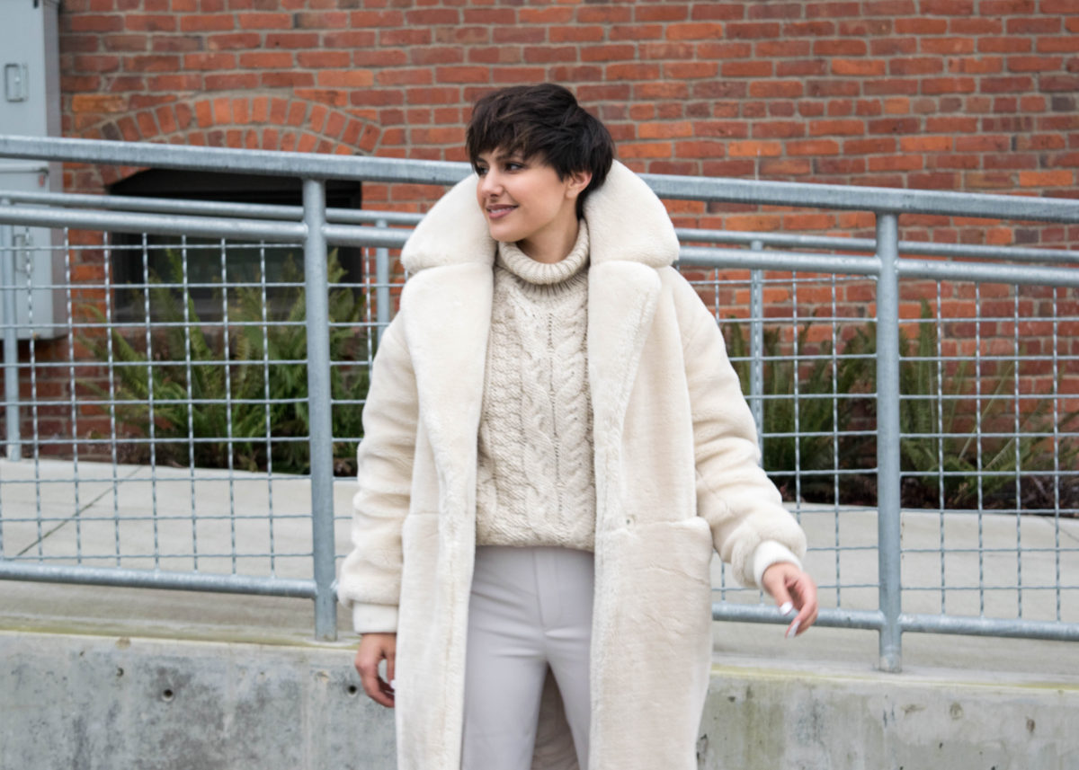 Topshop Polar Bear Faux Fur Coat- BloggerNotBillionaire