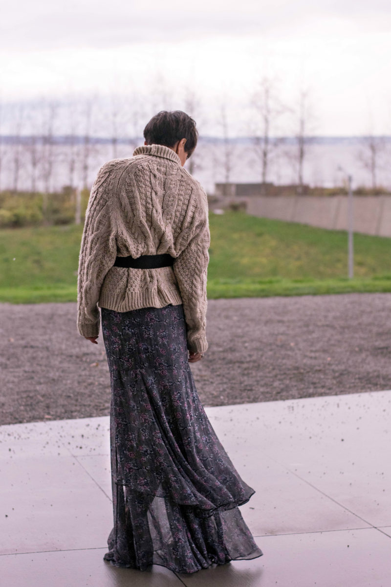 How to Style Your Maxi Skirt for Winter- BloggerNotBillionaire.com