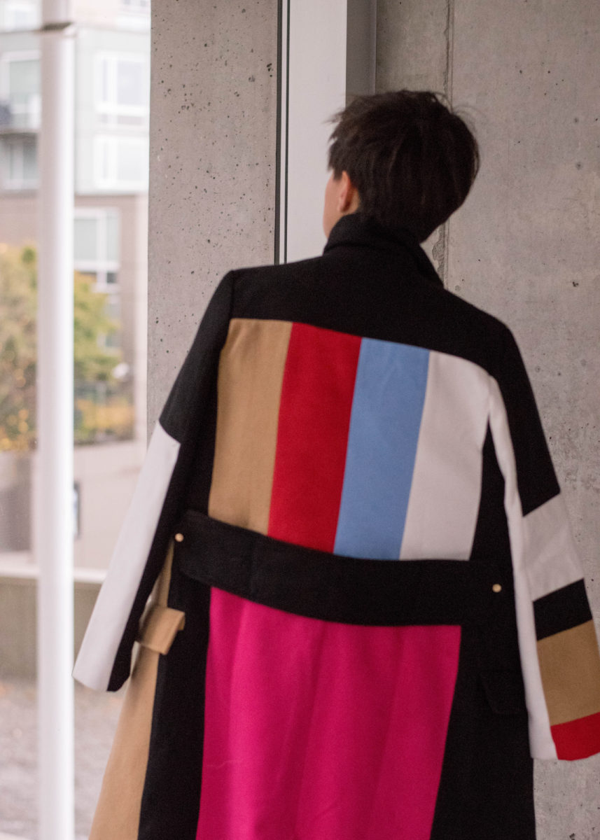 Celine Colorblock Coat Knockoff- BloggerNotBillionaire