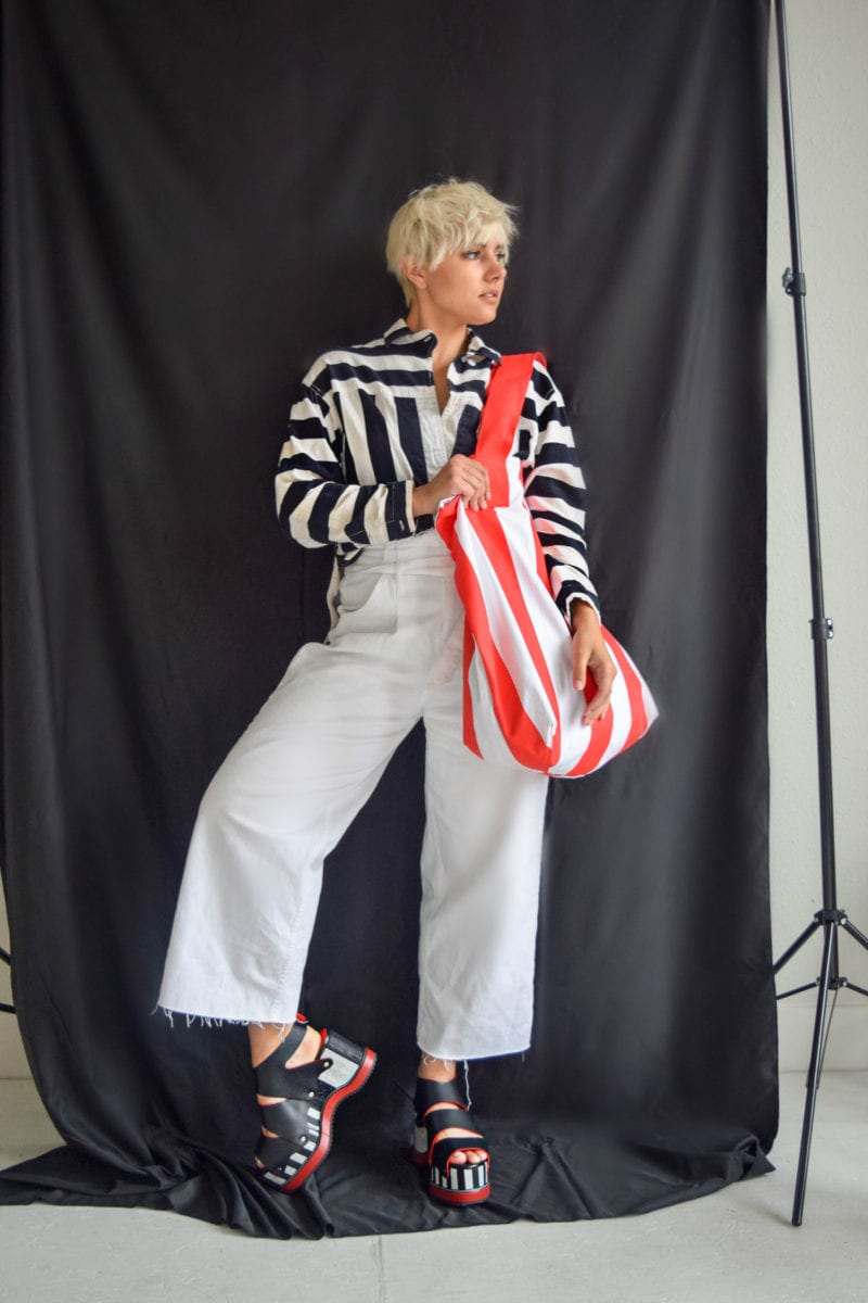 Mixing Stripes: How to Wear the 90's trend as seen on Rebecca from BloggerNotBillionaire