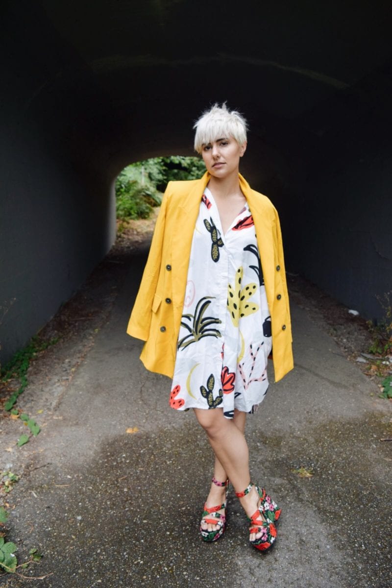 3 Ways to Transition Your Summer Clothing Into Fall - yellow blazer - BloggerNotBillionaire 