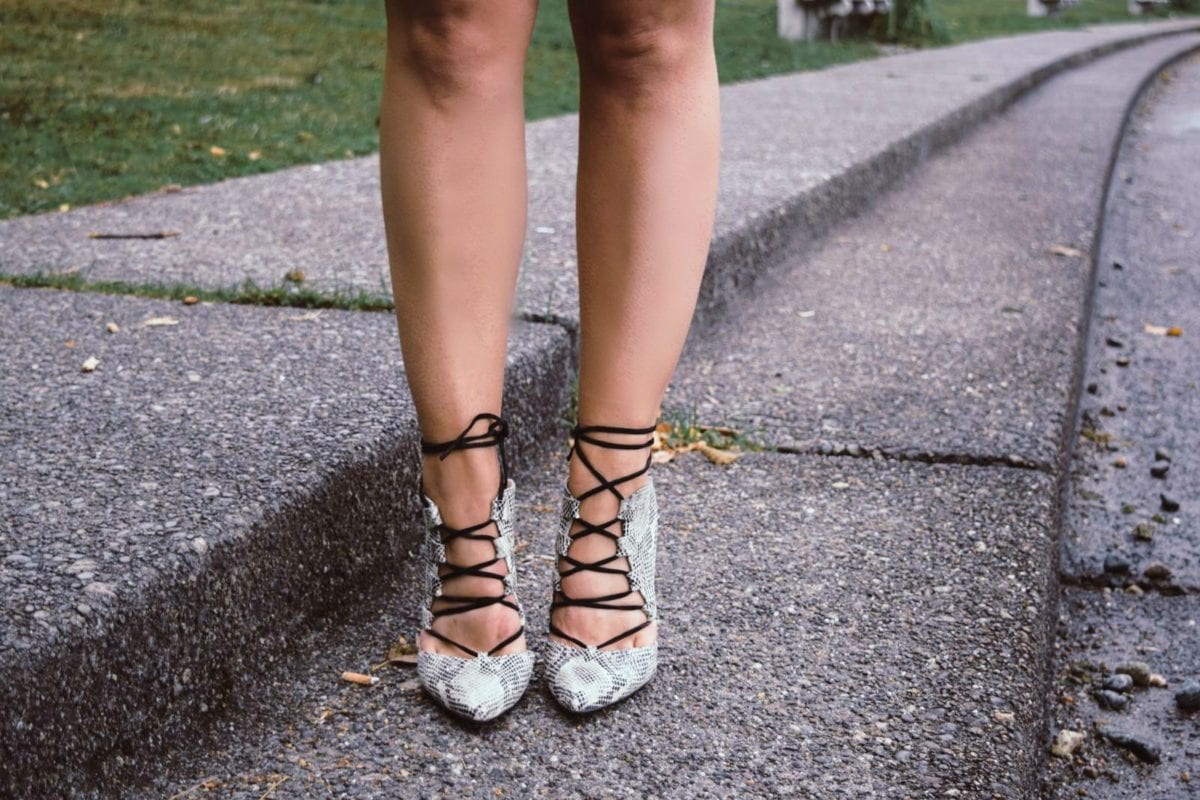 Topshop Ghillie Sandals Snake 