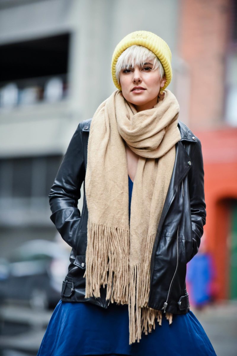 Free People Kolby Camel Scarf