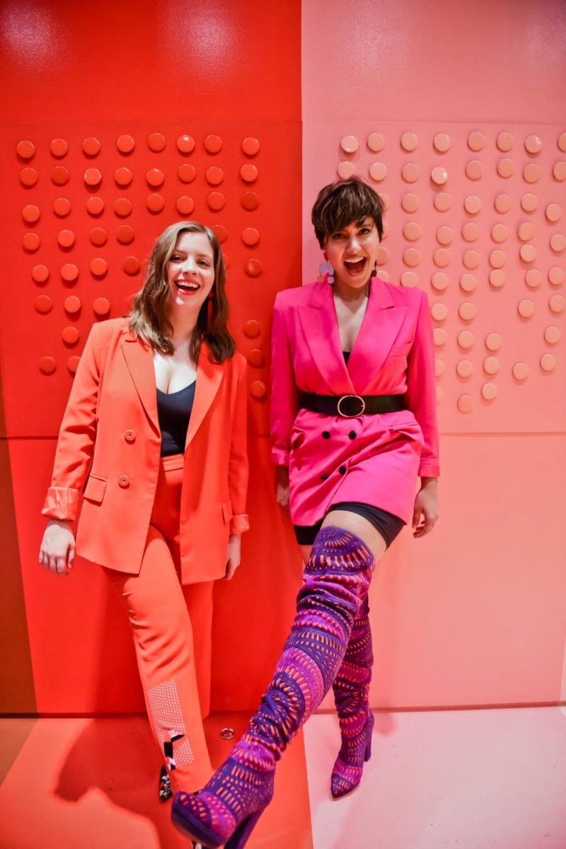 2 of NYFW's Hottest Trends: Pink & Red + Colorful Suiting