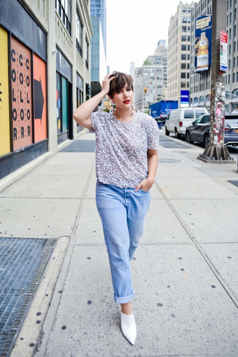 An Easy Way to Wear Sequins During the Day... and in Ball Pits 