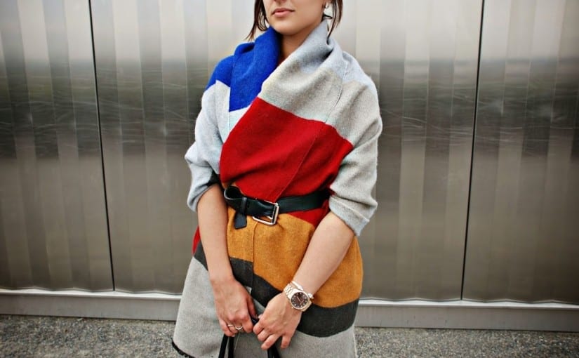 How to Make Your Own Burberry-Inspired Blanket Cape/Coat