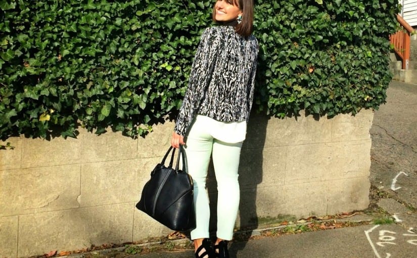 All About the Blazer: Mint-Oreo Style