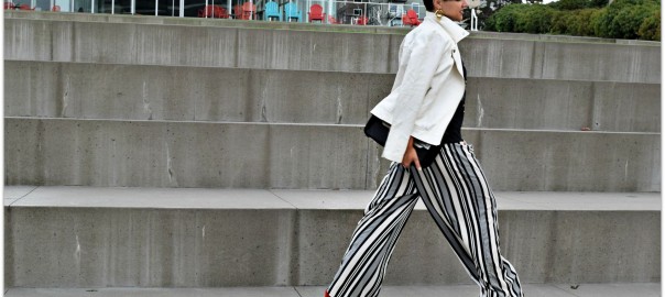 Striped Pants and Street Style