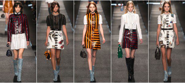 Inspired by Louis Vuitton: The Button Front A-Line Skirt