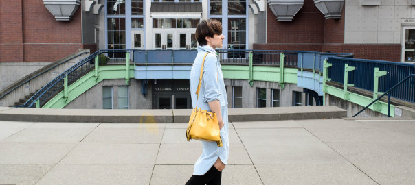 The Perfect Transitional Season Dress