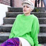 Embracing An Oversized Green Sweater for Winter