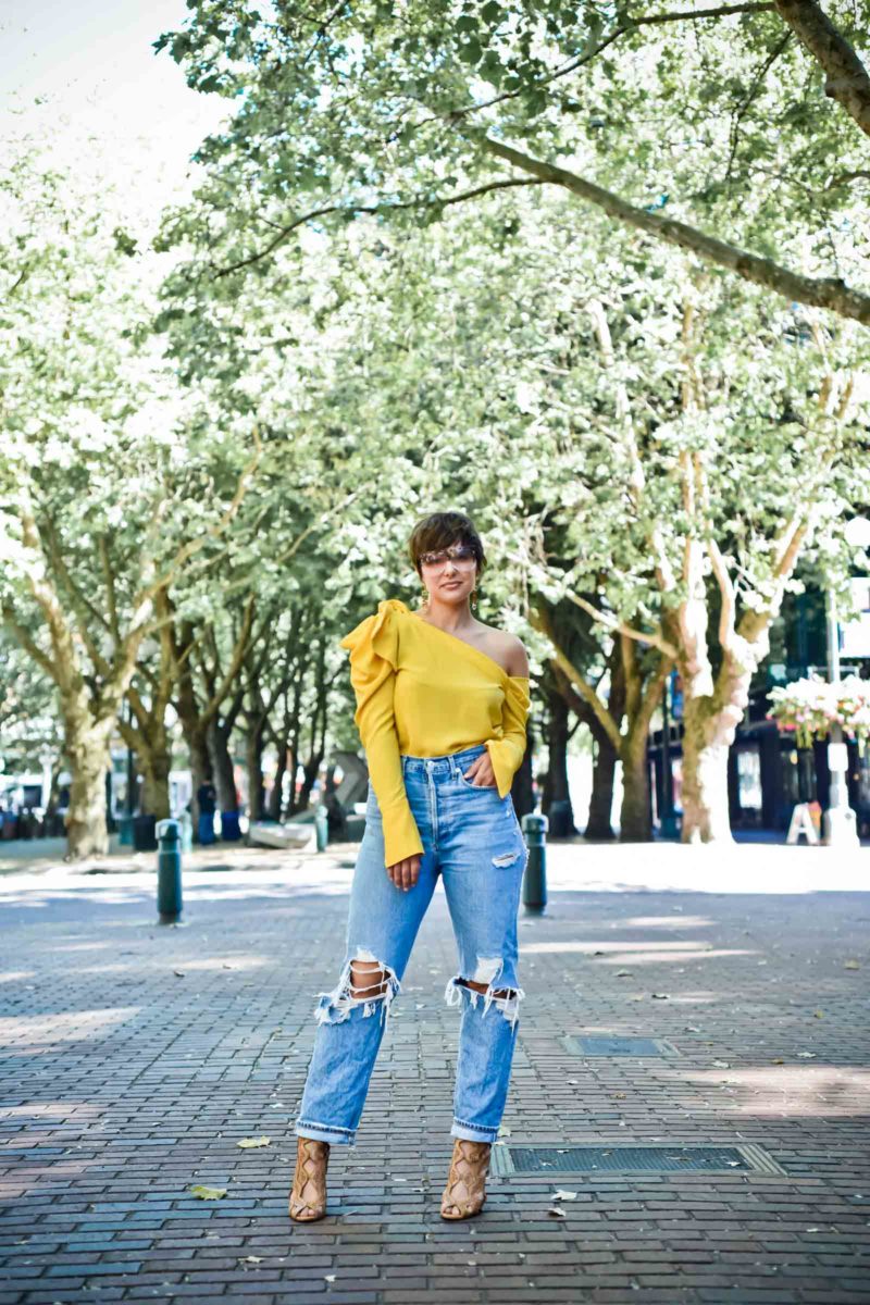 Agolde 90's Fit Jeans A Great Pair of Jeans for Pair Shaped Curves - BloggerNotBillionaire