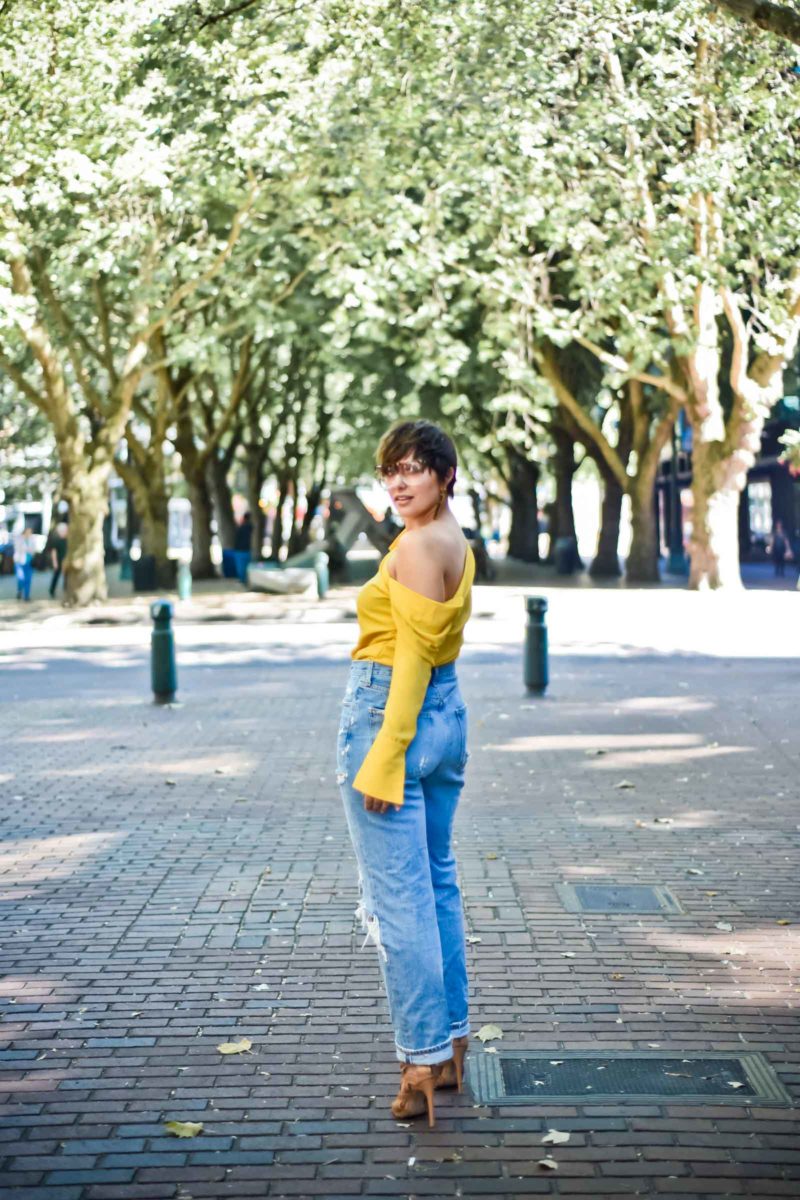 Agolde 90's Fit Jeans A Great Pair of Jeans for Pair Shaped Curves - BloggerNotBillionaire